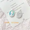 Dulce Brisa Fresca Princesa de las Hadas Alicia Campana Jazmín Blancanieves Colgante Pulsera DIY Collar Accesorios con Cuentas