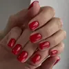 Piezas de Uñas Rectangulares Simples Negras para Uñas Postizas Estilo Ins Desmontables Piezas de Uñas Postizas Terminadas para Uñas Cortas
