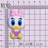 Acessórios de Borracha Macia DIY Estilo Tiktok Atacado Ímãs de Geladeira Personalizados Sapato de Tamanco Pato Fofo Patches de Flores