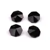 Accesorios para lámparas de cristal bola de cristal 14MM doble agujero cuentas octogonales accesorios de decoración de boda de cristal cuentas sueltas fondo de techo