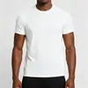 Camiseta de Manga Corta de Secado Rápido para Hombre Top Delgado Deportivo de Fitness para Hombre Elástico Ropa de Entrenamiento al Aire Libre Corto 25113