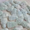 Colgante de Jade A de Myanmar al por mayor para Hombres y Mujeres Marca Dragón Guan Gong Guanyin Buda Colgante de Jade Verde Fuente en Vivo