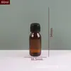 Botellas de Vidrio Marrón para Líquidos Orales al por Mayor, Botellas de Vidrio para Medicina con Tapa de Rosca a Prueba de Luz, Botellas de Empaque para Jarabes Enzimáticos de Múltiples Especificaciones
