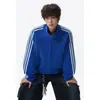 Otoño 2026 Nuevo Estilo Estilo Hong Kong Sombra Cero Pared Talla Grande Sudadera con Tres Rayas M-5X HW261203-P40