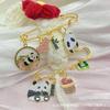 Broche de Panda Lindo Pin Tesoro Nacional Anti-Brillo Moda Nacional Bambú Creativo Aleación Colgante para Bolsa Accesorios para Ropa
