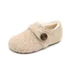 Waiwai Girl 2852-11 Pelúcia Sandálias Birkenstock Femininas de Inverno com Solado Grosso, Aumento Interno, Slip-On, Quentes, de Pelo