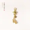 Accesorios de Borlas Chapados en Oro Colgante de Flor de Perla Cadena Colgante Pulsera de Perlas Cadena de Extensión de Doble Anillo Joyería Accesorios Pequeños