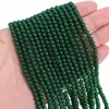 4-10mm tinta gelatina de vidro imitação de jade contas contas DIY colar pulseira artesanal contas acessórios de joias