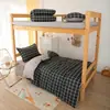 Juego de Cama Estilo Nuevo 2026, Juego de Cuatro Piezas de Tejido Cepillado, Funda Nórdica, Juego de Tres Piezas Individual para Dormitorio de Estudiante, Funda Nórdica Individual