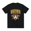 Camiseta Transfronteriza 180g Rapper Chief Keef para Presidente Moda Masculina Casual Manga Corta