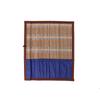 Cortina de Bambu para Canetas Pincel com Pano Bolsa de Armazenamento para Estudantes Cortina de Enrolar Bolsa para Canetas de Grande Capacidade Estilo Antigo Cortina de Bambu Papelaria Portátil
