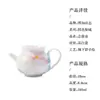 Cerámica Arita Mingzhishan: Colección de Peonías Pintadas a Mano de Juegos de Té Cerámicos para el Hogar - Tetera, Tazón con Tapa, Taza de Té