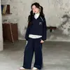 Conjunto de Ropa de Otoño para Niñas 2026 Nuevo Elegante Sudadera Infantil Moda de Otoño Niña Niño Mayor Ropa Deportiva Primavera Otoño