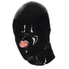 Capuz Sexy de Látex, Máscara de Látex com Nariz Exposto, Roupa de Látex Combinando, Capuz Sexy de Treinamento para Festa