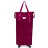 Bolsa de viagem universal com quatro camadas e ombro duplo, bolsa de rodas feminina, forte e durável, grande capacidade, à prova de respingos, bolsa de carrinho Oxford