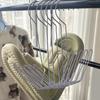 Estante para Secar Zapatos de Acero Inoxidable en Forma de U para Dormitorio Balcón Colgador de Ropa Gancho a Prueba de Viento Estante para Secar Zapatos al Aire Libre Estante Robusto para Secar Zapatos