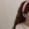 Diadema de Peluche Rosa Estilo Chanel para Mujer, Diadema de Corona Alta, Diadema Ancha de Otoño e Invierno para Lavarse la Cara, Nuevo Pasador para el Cabello