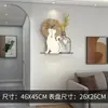 Relógio de Parede Decorativo Criativo para Casa, Relógio de Parede Moderno Minimalista para Sala de Estar, Sensação de Alto Padrão, Instalação sem Furos, Relógio Silencioso para Sala de Jantar