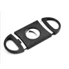 Tijeras para puros tijeras tres en uno cortador de puros portátil de acero inoxidable tijeras redondas para puros de doble filo