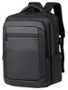 Mochila de Negocios para Hombre con Acabado de Alta Gama, Mochila de Viaje al por Mayor Transfronteriza, Mochila Sencilla de Color Sólido para Portátil con Logo y Impresión de Texto