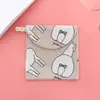 Bolsa plegable para algodón sanitario y toalla de lino, bolsa pequeña mensual para toalla menstrual, bolsa de almacenamiento portátil para menstruación para mujer