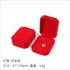 Directo de Fábrica Caja de Joyería de Tela Larga de Felpa de Ocho Lados Empaque para Anillo Pulsera Collar Adorno En Stock Venta al por Mayor