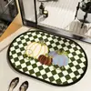 Alfombrilla de Baño de Barro Diatomeas Estilo Medieval, Felpudo Antideslizante para Entrada, Alfombrilla de Barro Diatomeas, Alfombrilla de Puerta Absorbente de Agua y de Secado Rápido