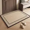 Felpudo de Entrada Estilo Madera Natural Personalizado, Felpudo de Entrada de Lino Sintético, Felpudo de Dibujos Animados Personalizable, Alfombra Antideslizante