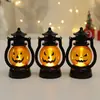 Lámpara de Calabaza Pequeño Diablo Luz Nocturna Decoración de Habitación Lámpara de Mesita de Noche Regalo Creativo Atrezo para Halloween