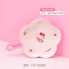 Sanrio Hello Kitty Vajilla Infantil Mesa para Niños Hogar Bol para Comida de Bebé Plato con Compartimentos Impermeable Antiescaldados Forma de Plato Taza de Leche