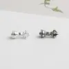 Prata Esterlina S925 Prata Tailandesa Estilo Xizang Vajra Sino Contas Espaçadoras para Pulseira Colar de Corda Trançada DIY Acessórios de Contas Soltas