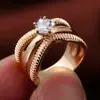 Moda Europea y Americana Exquisitos Anillos de Banda Ancha, Diseño Sencillo de Nicho, Anillos Personalizados Estilo Hong Kong, Joyería de Circonita Transfronteriza para Mujer