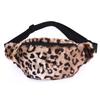 Nueva Bolsa de Cintura de Felpa con Estampado de Leopardo Estilo Coreano Unisex Bolso de Hombro Casual para Viaje al por Mayor Bolso Cruzado Multifuncional para el Pecho