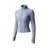 Lulu mismo estilo chaqueta deportiva para exteriores mujer ajustada secado rápido para correr fitness yoga ropa de alpinismo ciclismo cortavientos top