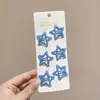 Pinzas para el pelo de cuero con forma de estrella y nube para niñas, Pinzas Bb dulces y geniales para flequillo y cabello lateral, Accesorios para el pelo para niñas