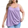 Nueva Camisola de Estilo de Fabricante Transfronterizo, Talla Grande, Corte Holgado, Fruncida, con Copas Acolchadas, Sujetador, Comercio Exterior, Ropa Interior sin Aros