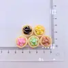 Brinquedo de Comida Simulada Bola de Sorvete de Creme Tarte Ornaments para Casa de Bonecas Chaveiro DIY Acessórios de Joias de Resina Decoração