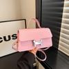 2025 Bolso de Moda Nuevo para Mujer Comercio Transfronterizo Color Sólido Nicho Patrón Cocodrilo Alta Gama Simple Versátil Bolso de Hombro