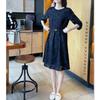 22727 Da Ai Mei Yuan 2025 Nuevo Estilo Vestido de Estilo Maduro Ligero para Mujer, Moderno, Adelgazante, Rejuvenecedor, Vestido Floral Tridimensional para Mujer