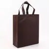 Bolsa no tejida bolsa de publicidad puntual impresión de logotipo compras bolso de mano no tejido película recubierta bolsa de protección ambiental fabricantes