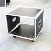 Gabinete de Gabinete Flight Case para Amplificador de Potencia de 10U Ktv Uso en Casa Rack de Audio Gabinete de Mezclador de Tapa Abierta Estuche de 12U 16U