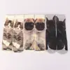 Calcetines de expresión emoji cara sonriente comercio exterior gato solo estampado animal calcetines de impresión digital 3D de doble cara calcetines de tubo AliExpress