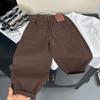 Pantalones casuales de primavera y otoño para hombre y mujer, ropa infantil, estilo occidental para bebé, personalidad infantil, modernos, estilo japonés, estilo Hong Kong, estilo coreano, pantalones de moda de tendencia en Internet