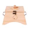 Cintura y abdomen chismes moxibustión caja fabricantes mayoreo madera de mano moxibustión cintura y espalda tai chi roble moxa gruesa columna caja de moxibustión