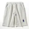 Pantalones Cortos de Algodón Finos, Pantalones Cortos Versátiles Casuales Paul Sports para Hombre, Pantalones de Cinco Puntos Rectos Sueltos de Algodón Puro de Verano con Bordado