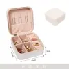 Caja de Almacenamiento de Joyería con Colgante Personalizada al por Mayor Lote Pequeño Pulsera de Perlas Collar Portátil Caja de Joyería Ins