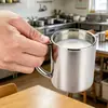 Taza de acero inoxidable 304 de doble capa con tapa para el hogar, jardín de infantes, escuela, niños y estudiantes, vaso para beber aislado