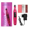 Herramientas de Manicura Mini Amoladora Eléctrica Máquina Portátil de Manicura Amoladora de Uñas Set Especial Al Por Mayor