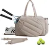 Bolsa de tenis deportiva para exteriores transfronteriza nueva, bolsa de mano de gran capacidad con múltiples compartimentos y un compartimento para zapatos, bolso de hombro para almacenamiento
