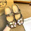 Zapatos de ballet con estampado de lunares estilo Ins, leopardo KT, accesorios para DIY, dijes de zapatos de moda y versátiles, hebillas decorativas para zapatos con agujeros